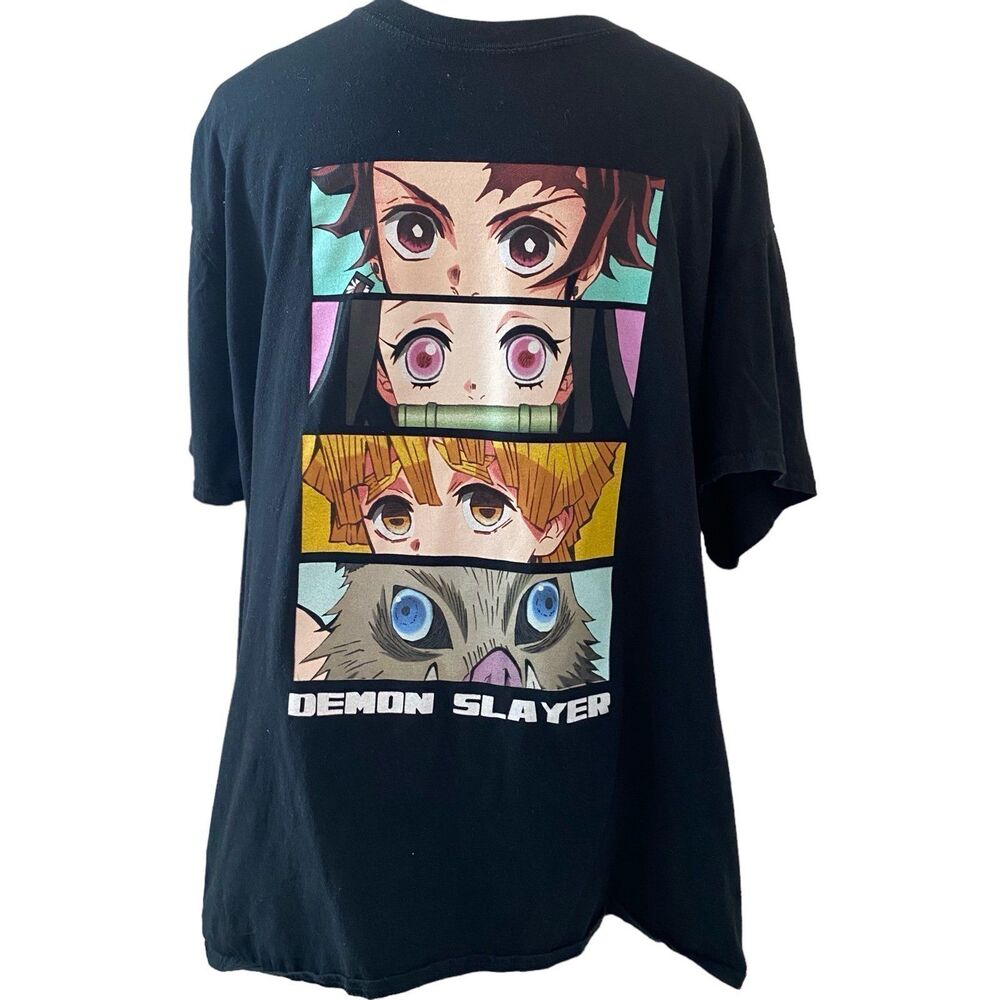 Demon Slayer T-Shirt Men's Size XL Color Black Graphic T-Shirt